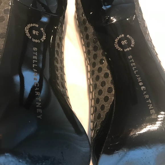 Stella McCartney Black Sequined Heels Size 38 - Picture 8 of 8